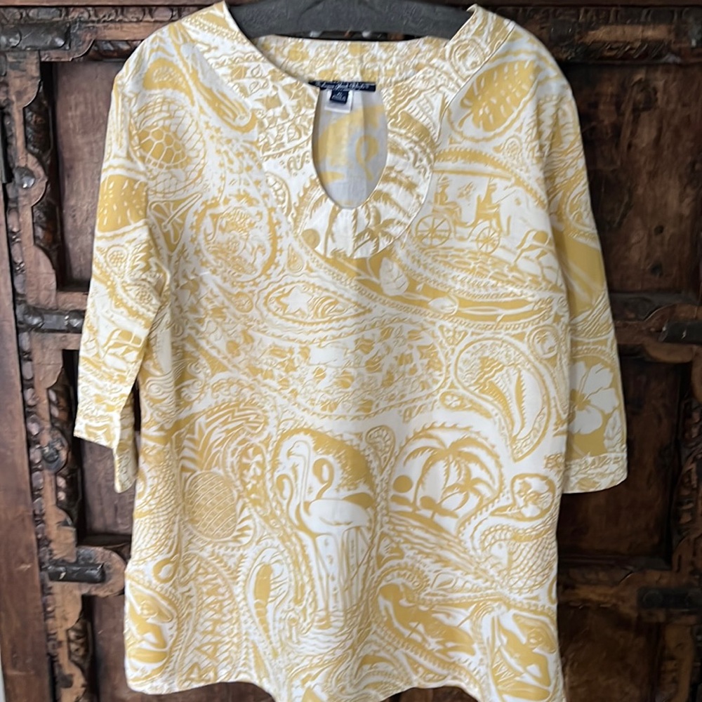 Bahama Hand Printed Tunic - image 1